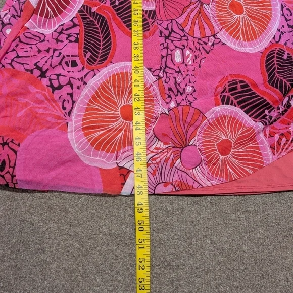 FUZZI Jean Paul Gaultier Abito Lungo Tulle Mesh Maxi Dress Fragola  (Medium) - Picture 9 of 9